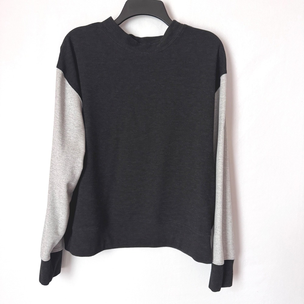 Johnny Was Calme Colorblock Raglan Sweatshirt Women Large Pullover